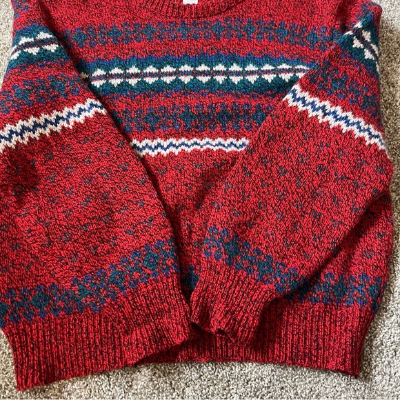 Vintage Royal North Mills Outfitters Wool Knit Sweater Size Large - Picture 5 of 6
